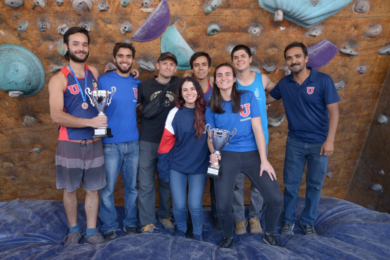 Nacional Fenaude Escalada: La U se queda con el 3º lugar en hombres y mujeres