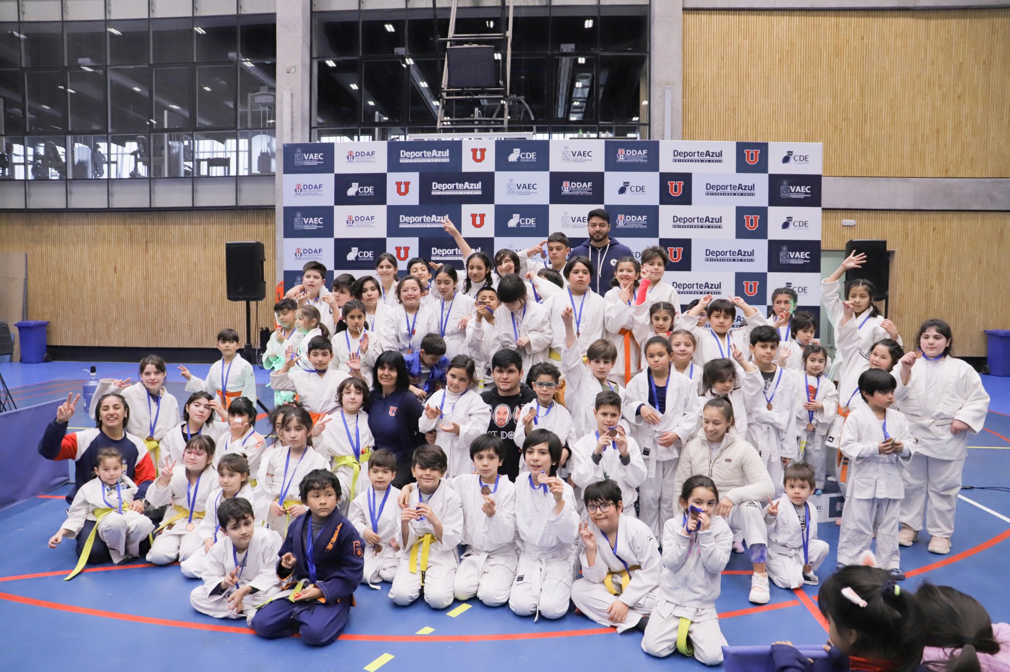 La Universidad de Chile organizó encuentro infantil de clubes de Judo