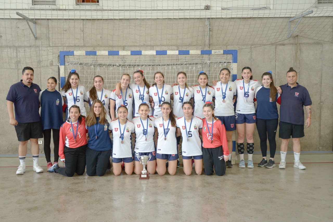 La U. de Chile consiguió el 3° lugar en el Campeonato Nacional Universitario de Balonmano mujeres