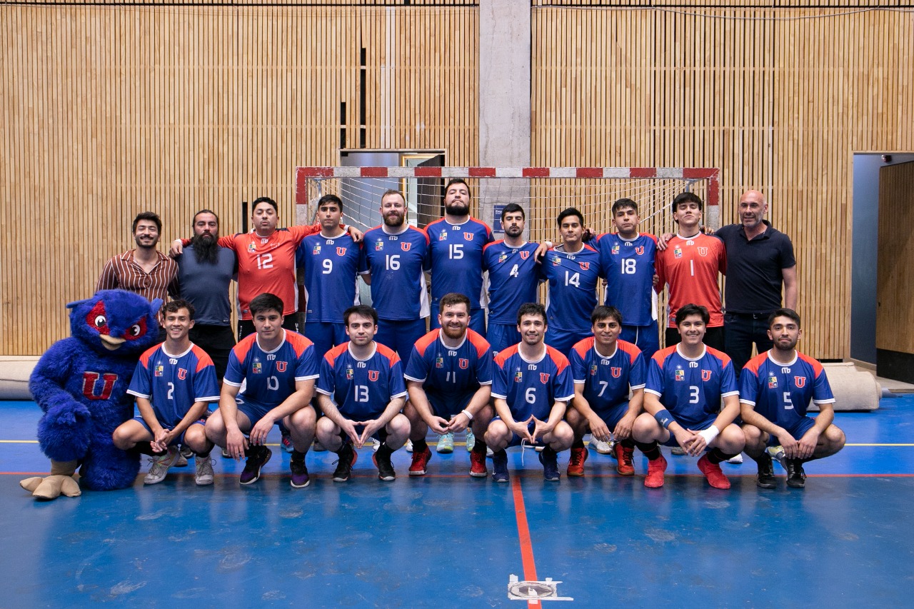 Universidad de Chile finaliza en el 2° lugar de torneo regional de balonmano hombres