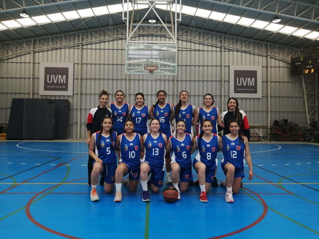 Selección de básquetbol mujeres de la U. de Chile logró el 3° lugar en el Campeonato Nacional Universitario Fenaude