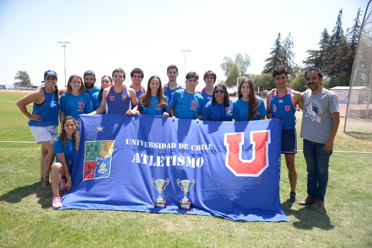 La U. de Chile consiguió el tercer lugar del Campeonato Nacional Universitario de Atletismo