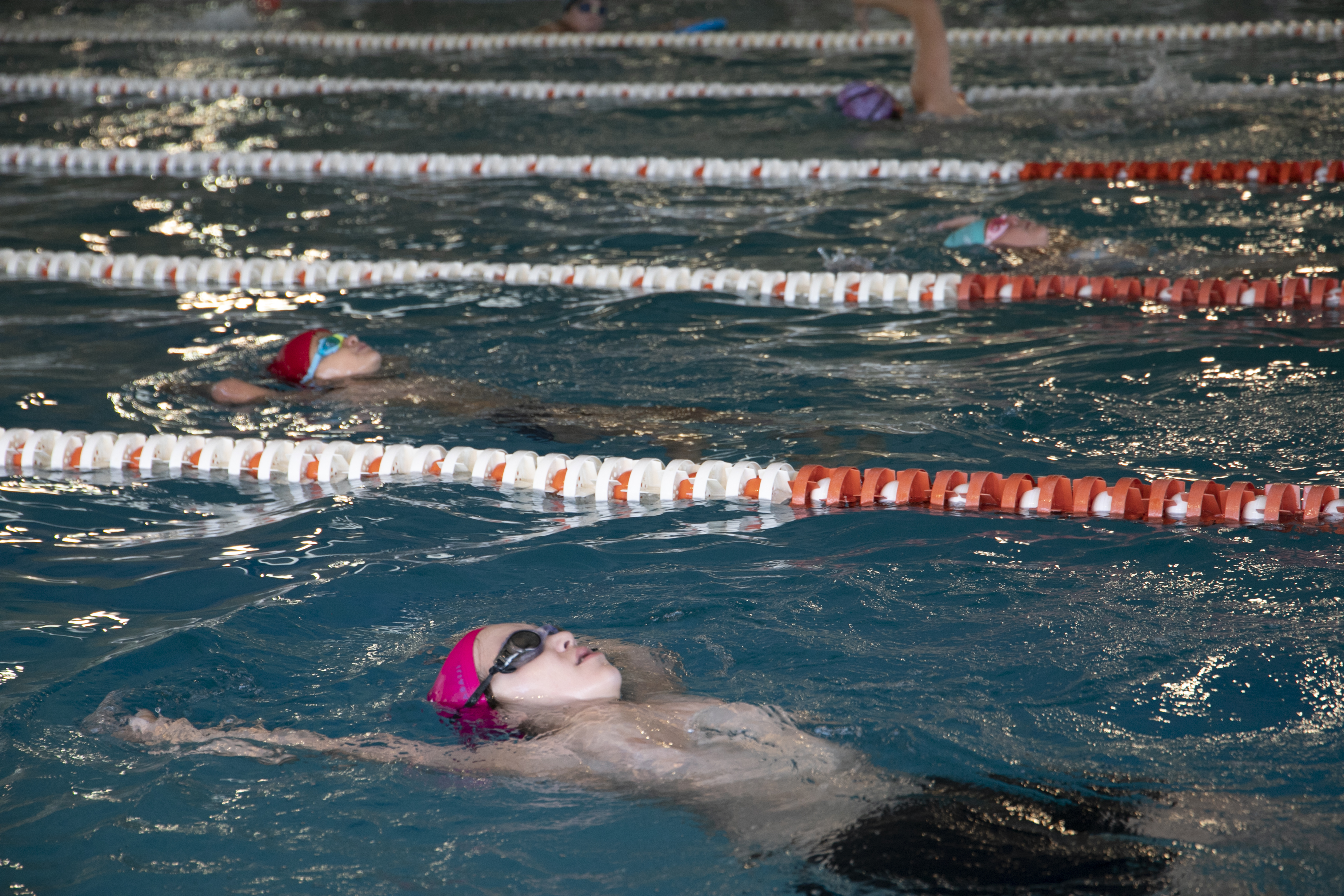 U. de Chile realiza Escuela Intensiva de Natación para niñas y niños durante enero