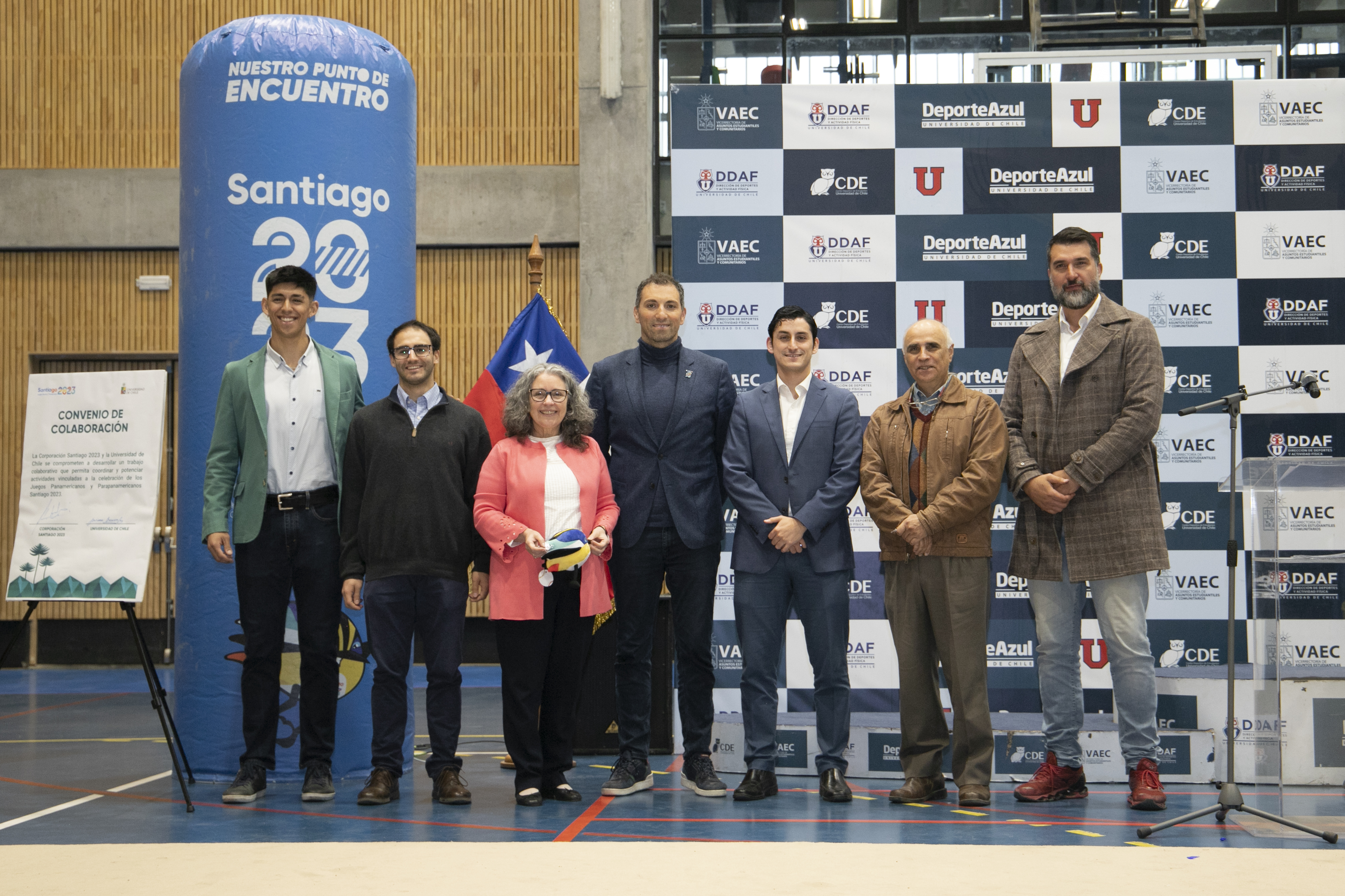 U. de Chile firma convenio con la Corporación Santiago 2023