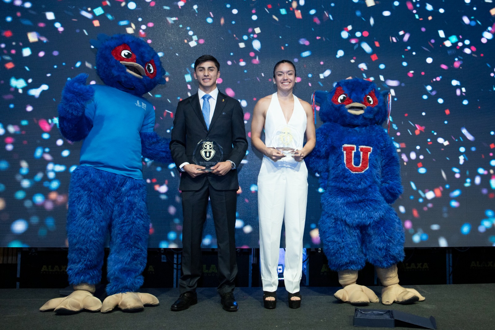 Javiera Campos y Enrique Villalón obtienen el “Chuncho de Oro” como los mejores deportistas de la Universidad de Chile 2023