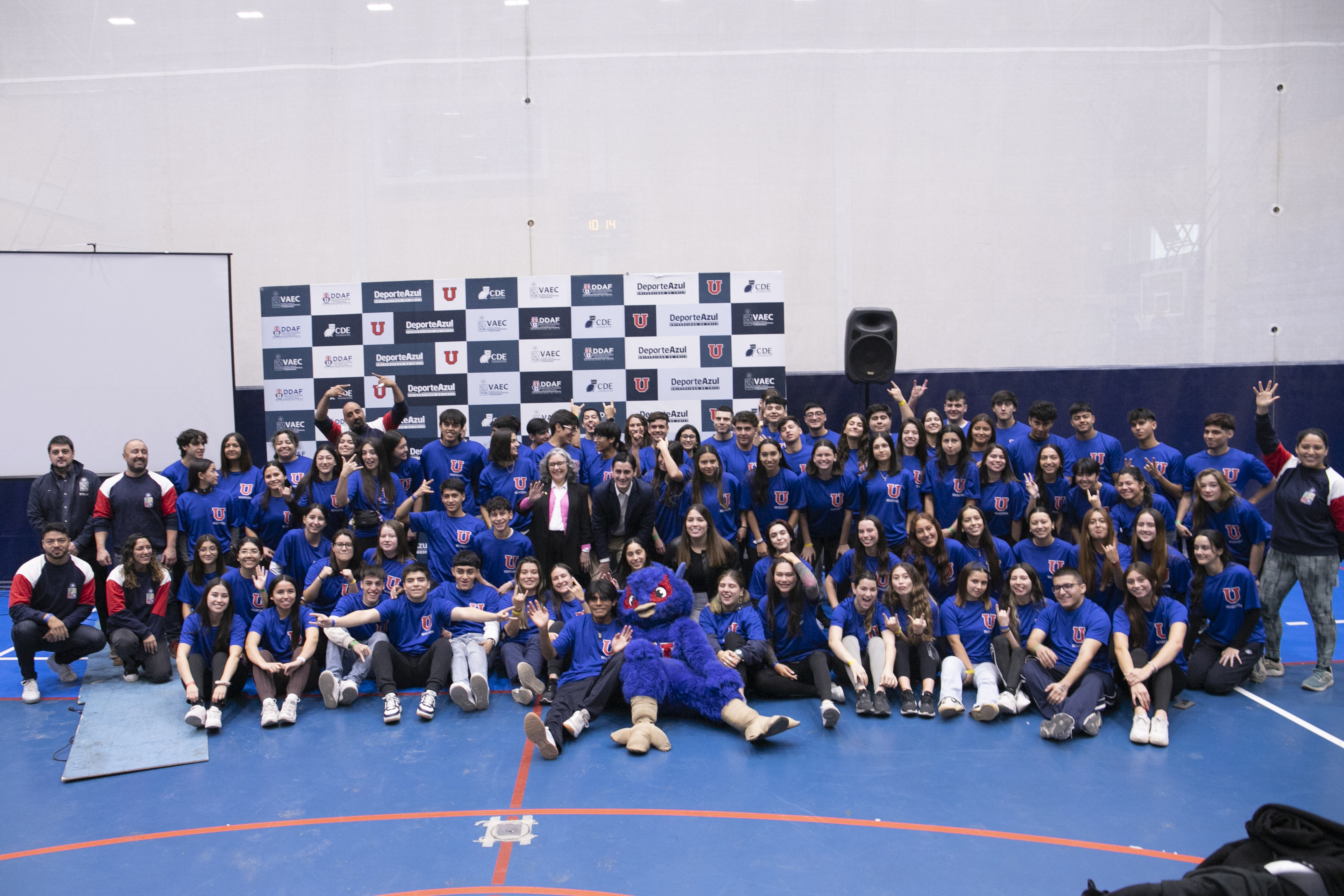 U. de Chile dio la bienvenida a sus nuevos deportistas con actividades recreativas