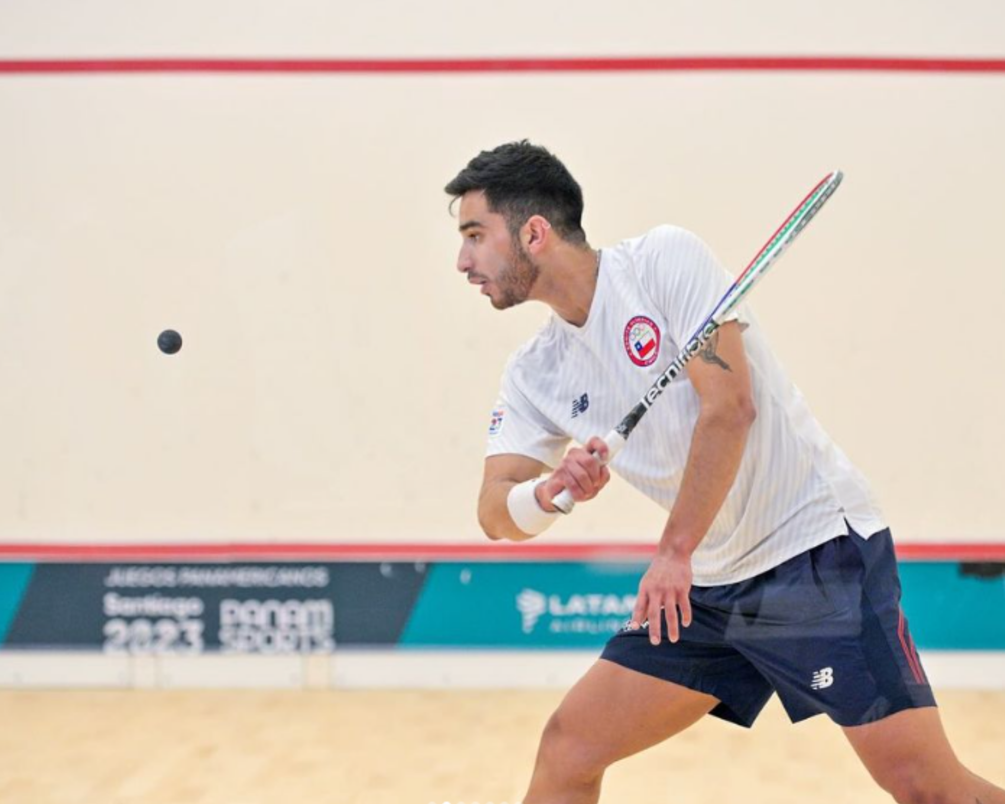 José Tomás Gallegos participa en el Campeonato Sudamericano de Squash 2024