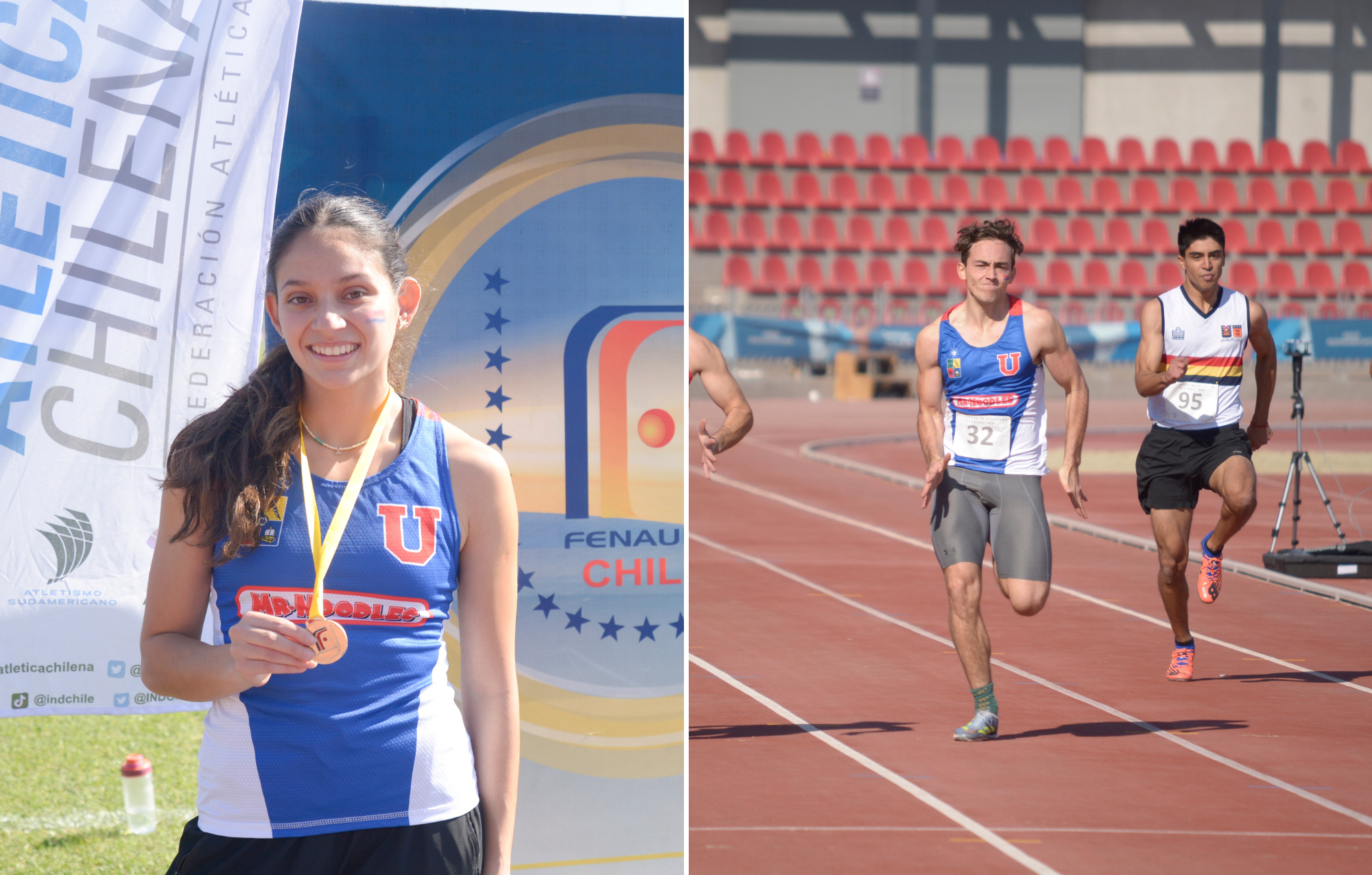 Seleccionados de la U. de Chile participarán en el Campeonato Mundial de Atletismo U20