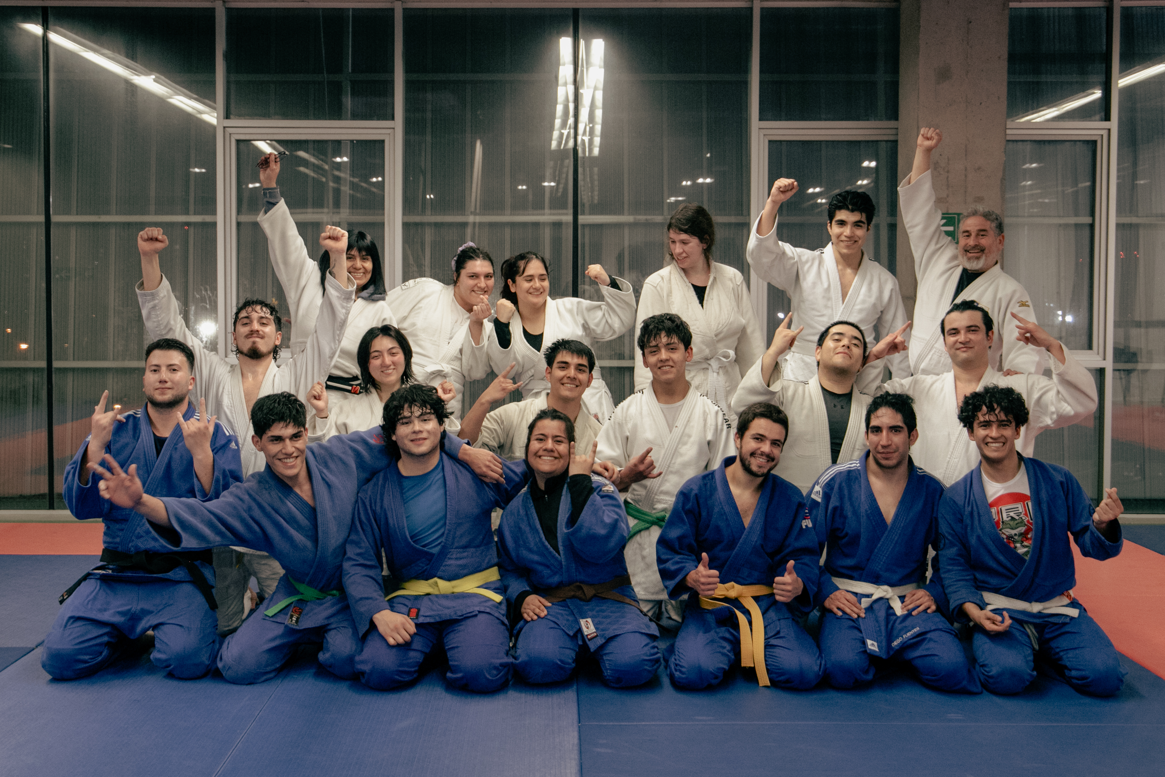 Selección masculina de judo U. de Chile obtiene el primer lugar en el Campeonato Nacional Universitario 