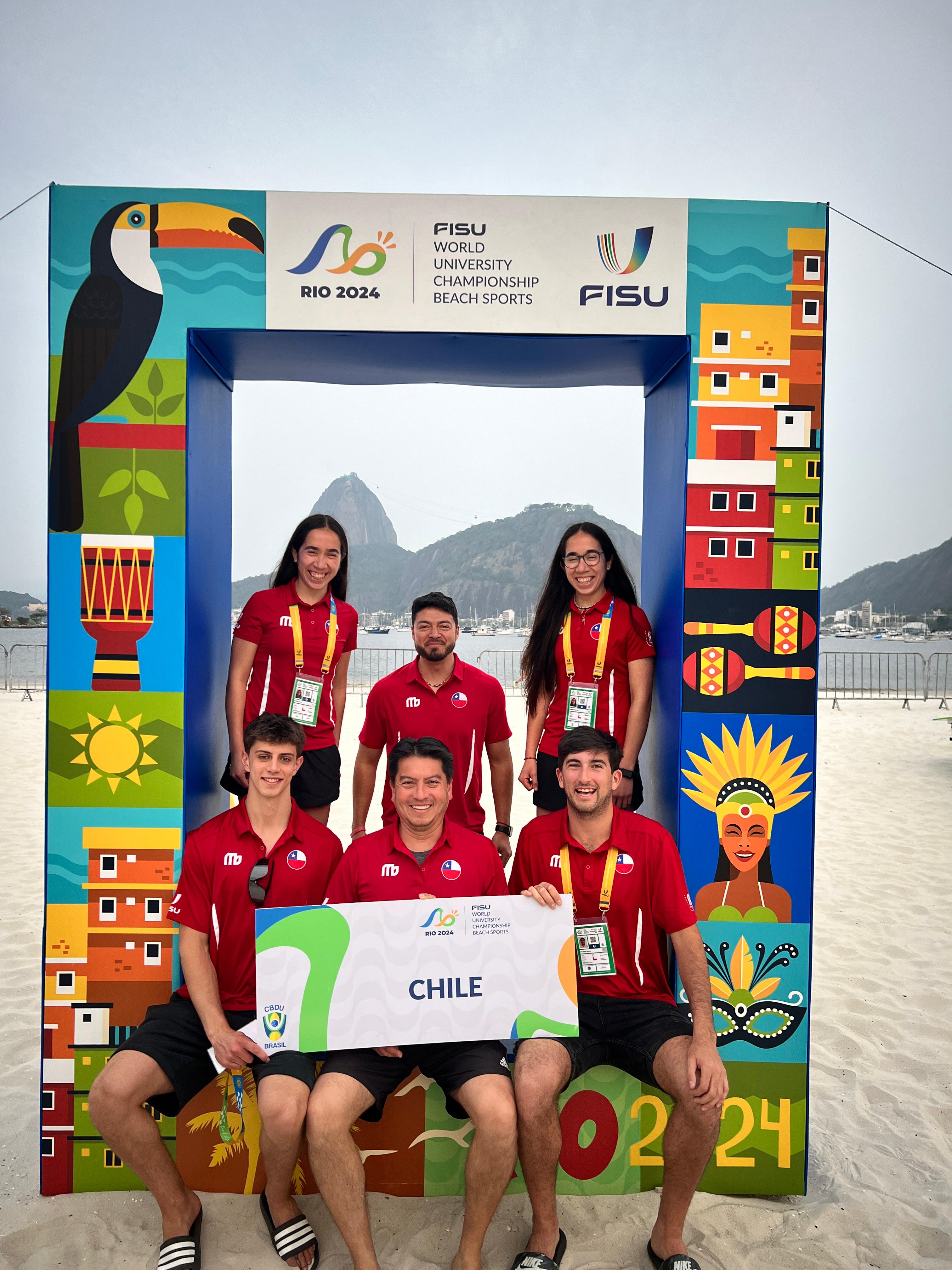 En torneo de Vóleibol Playa: U. de Chile obtuvo el noveno lugar en el Mundial de Deportes de Playa