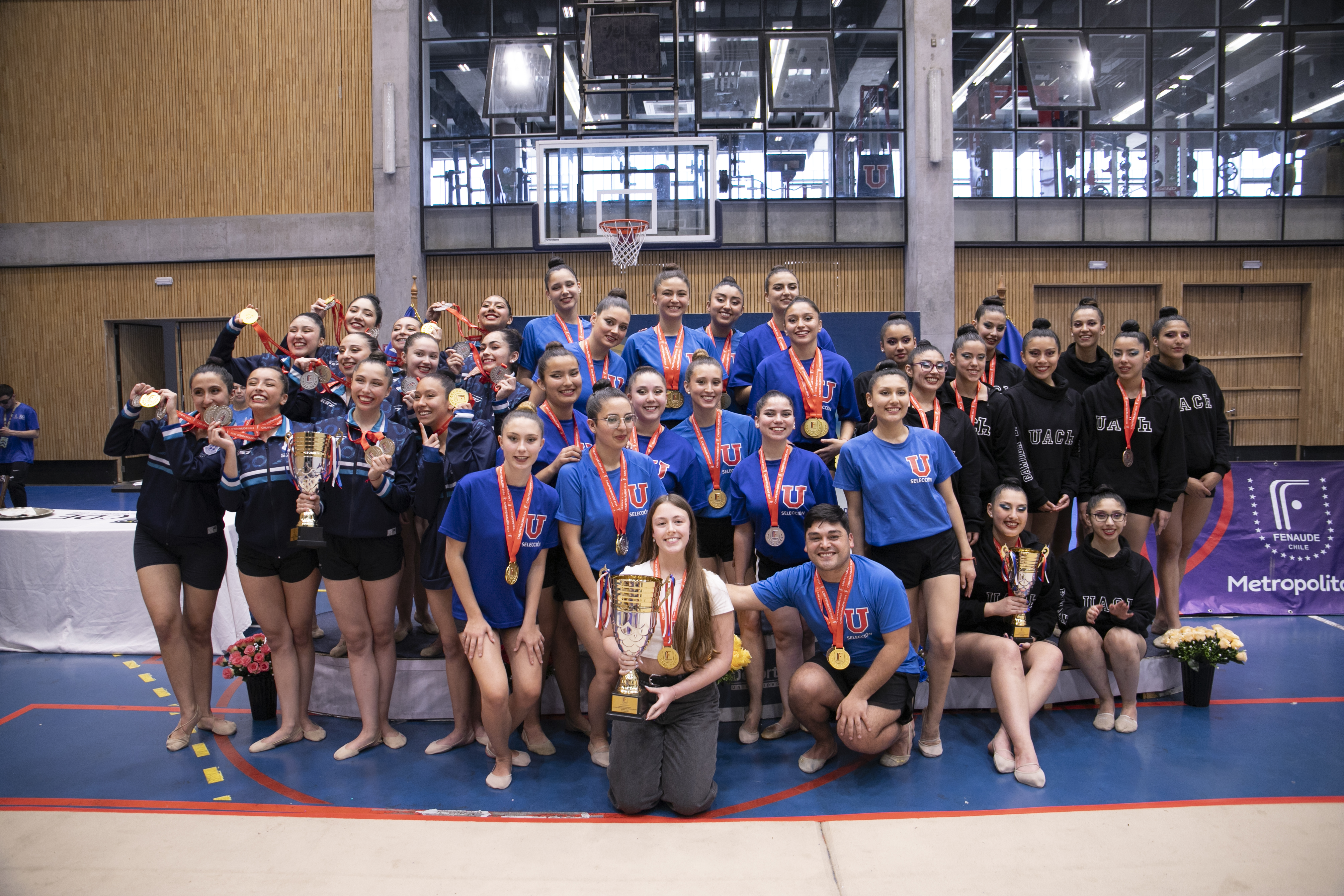 Universidad de Chile se corona bicampeona del Nacional Universitario de Gimnasia Rítmica