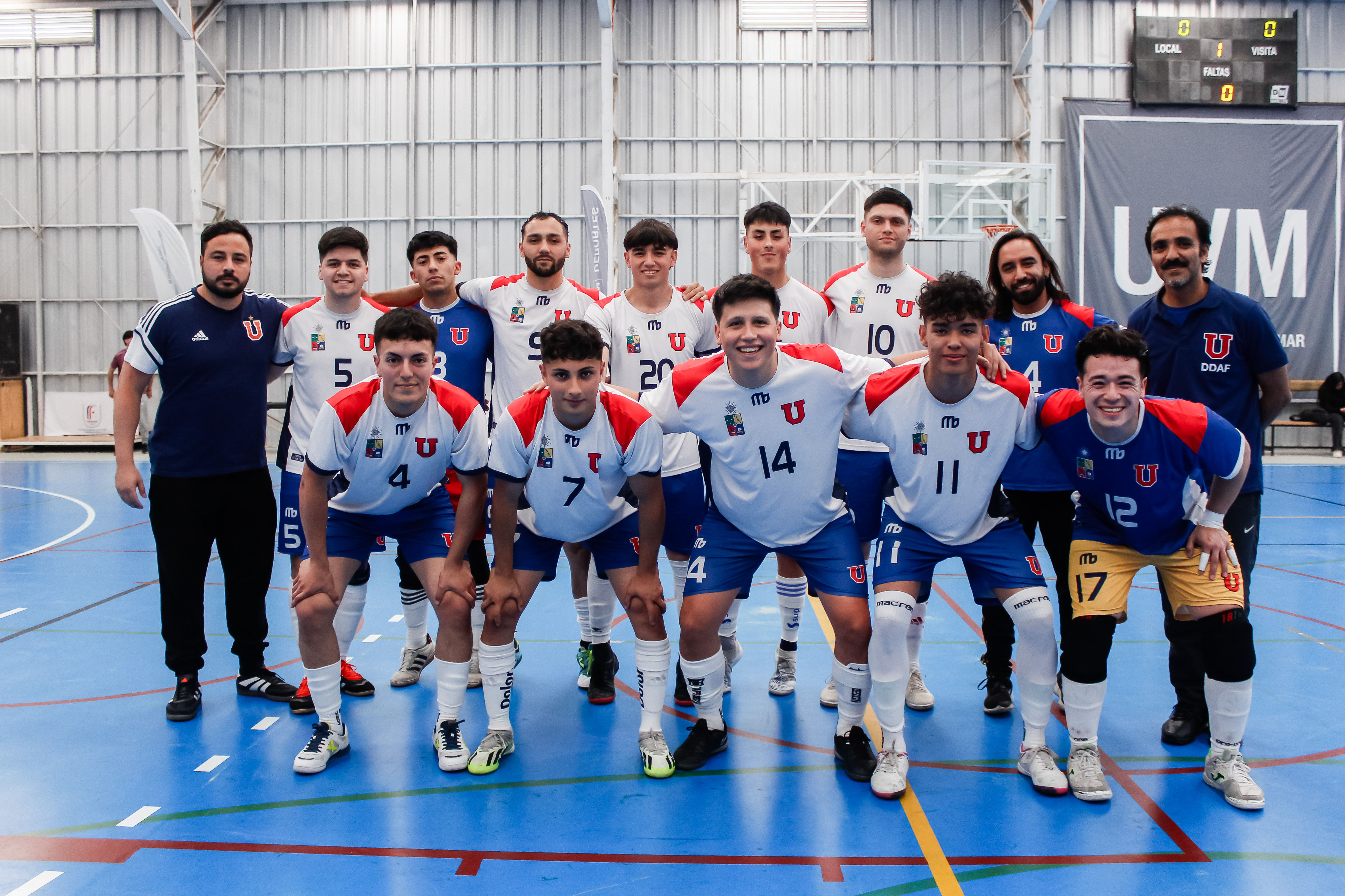 U. de Chile concluye su participación en el Campeonato Nacional Universitario de futsal hombres