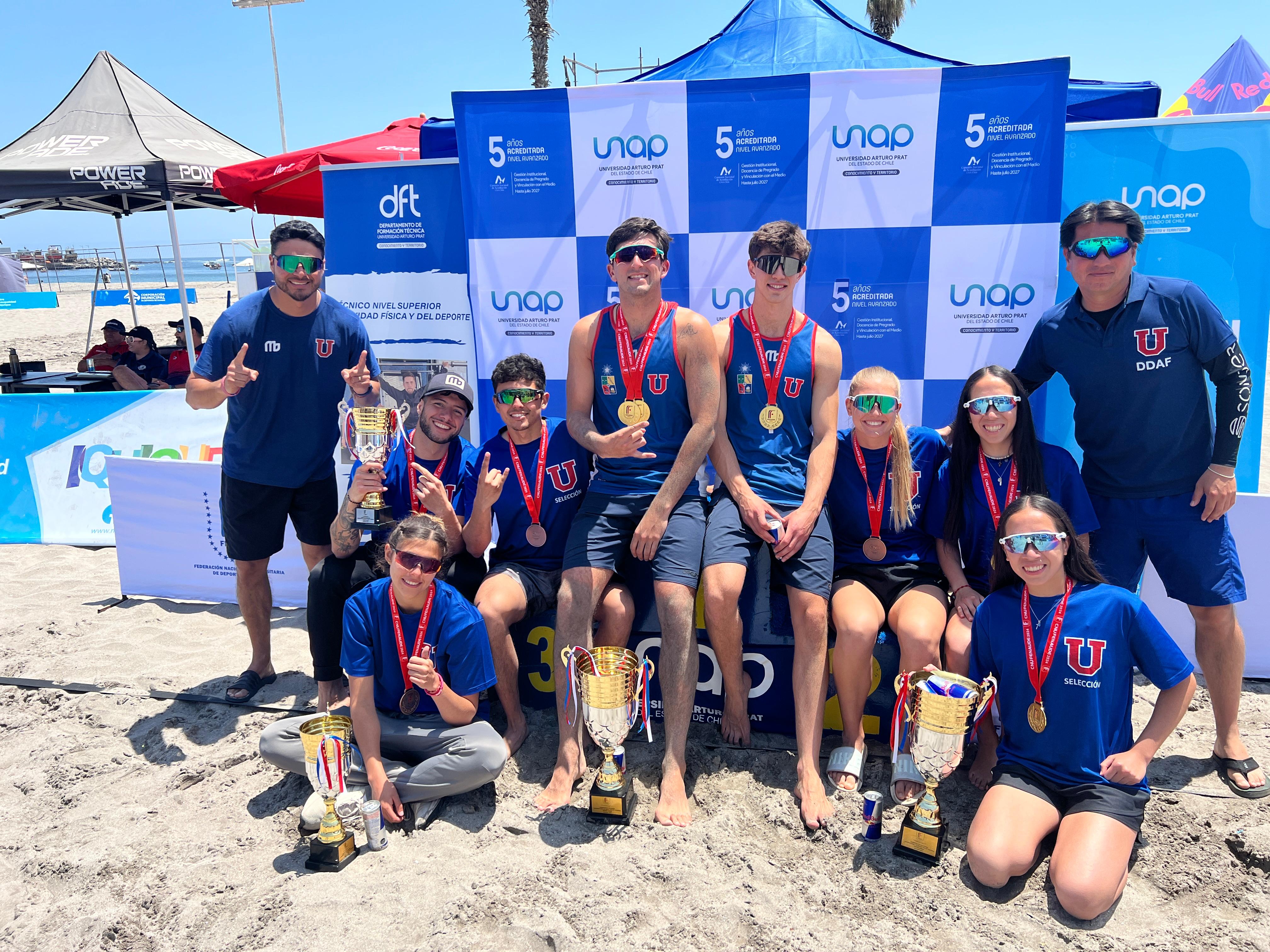La Universidad de Chile es campeona nacional de Vóleibol Playa