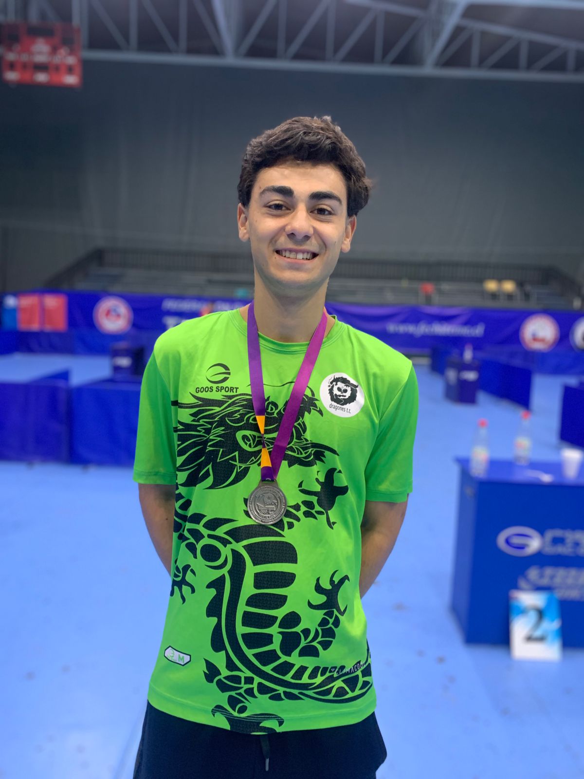 Juan Penna obtiene plata en Campeonato Nacional de Para-tenis de mesa