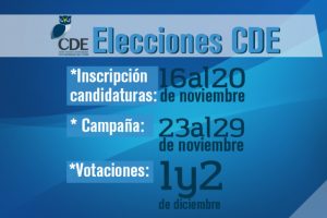 Se inicia inscripción de candidaturas CDE 2016