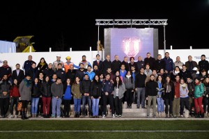 Con presencia de Rector Vivaldi se inició construcción de segunda fase de Campo Deportivo JGM