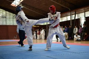 Economía y Negocios domina el segundo Interfacultades de Taekwondo