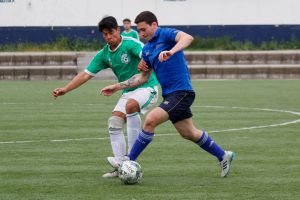 Fútbol en los JOE: JGM y Campus Sur clasificaron a semifinales como líderes de sus grupos