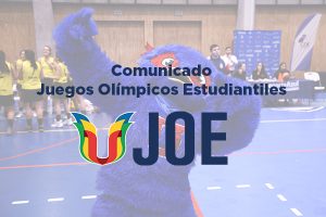 Comunicado oficial: cancelación Juegos Olímpicos Estudiantiles 2021