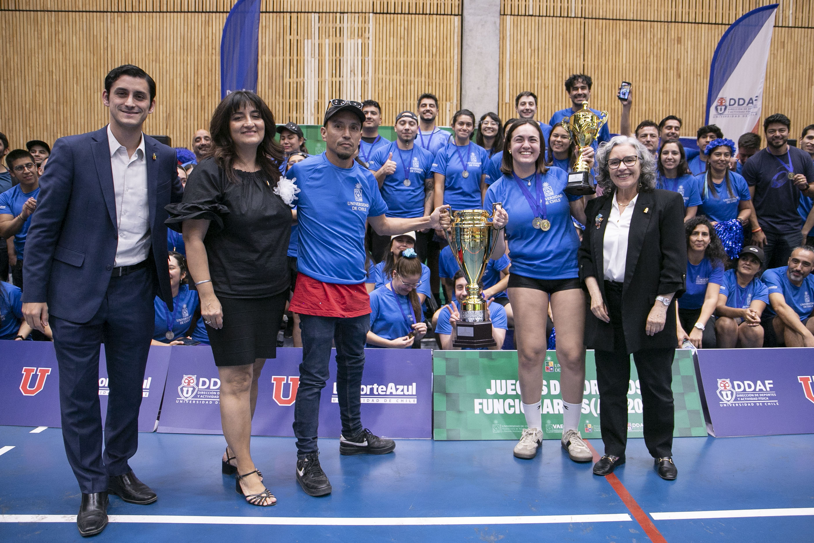 Deporte y comunidad: Campus Andrés Bello celebra el primer lugar en los Juegos Deportivos Funcionarios 2026
