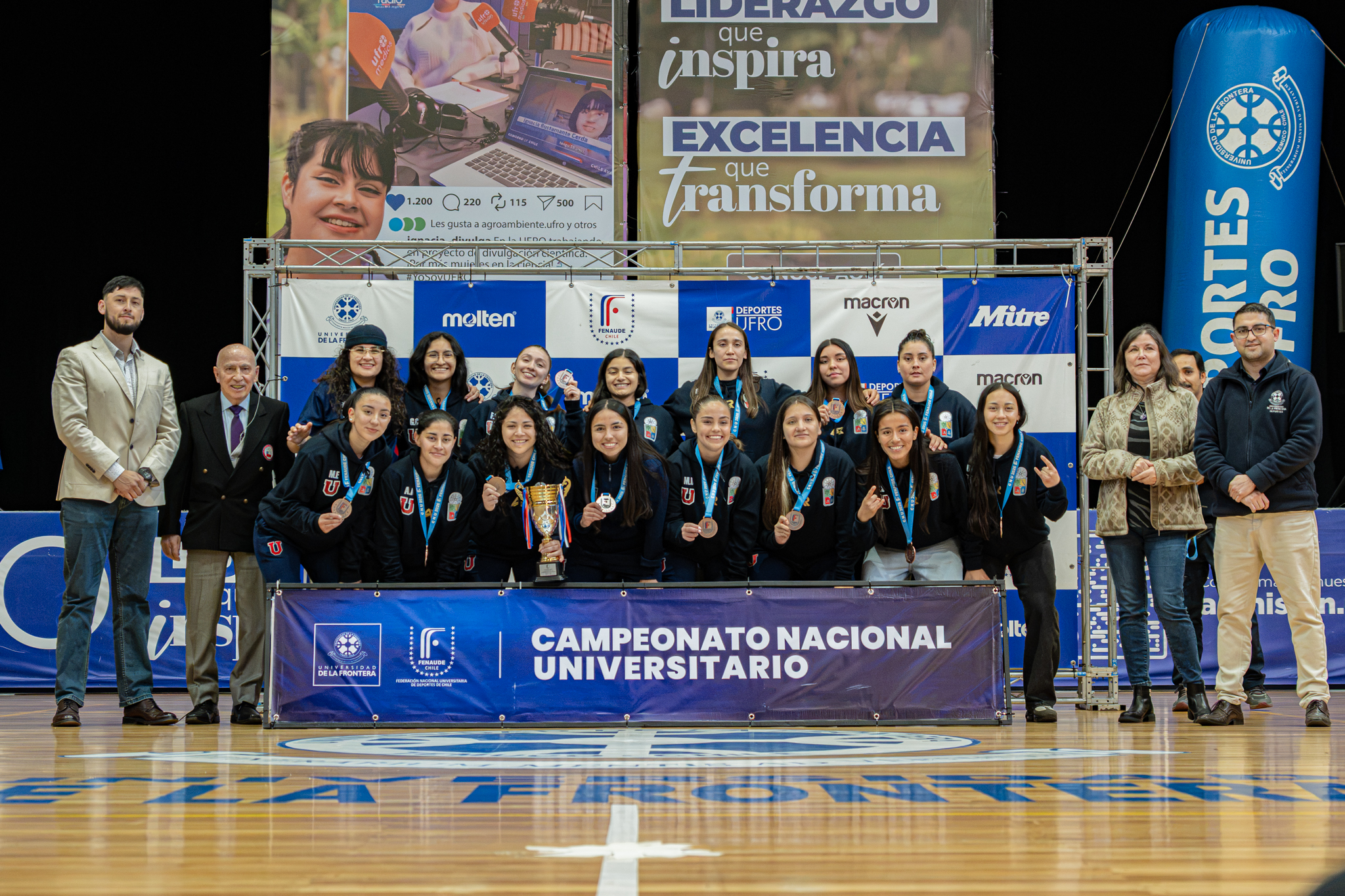 U. de Chile logra el tercer lugar en el Campeonato Nacional Universitario de Futsal Femenino